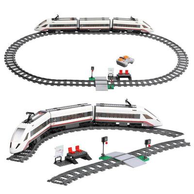 02010 City Cargo Train Series Building Blocks with Motor Remote Control