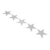 50PCS Glitter Star Paper Cutouts Double Sided   Decoration Cutouts Paper Wall Decor for Bulletin Board Classroom Wedding Party