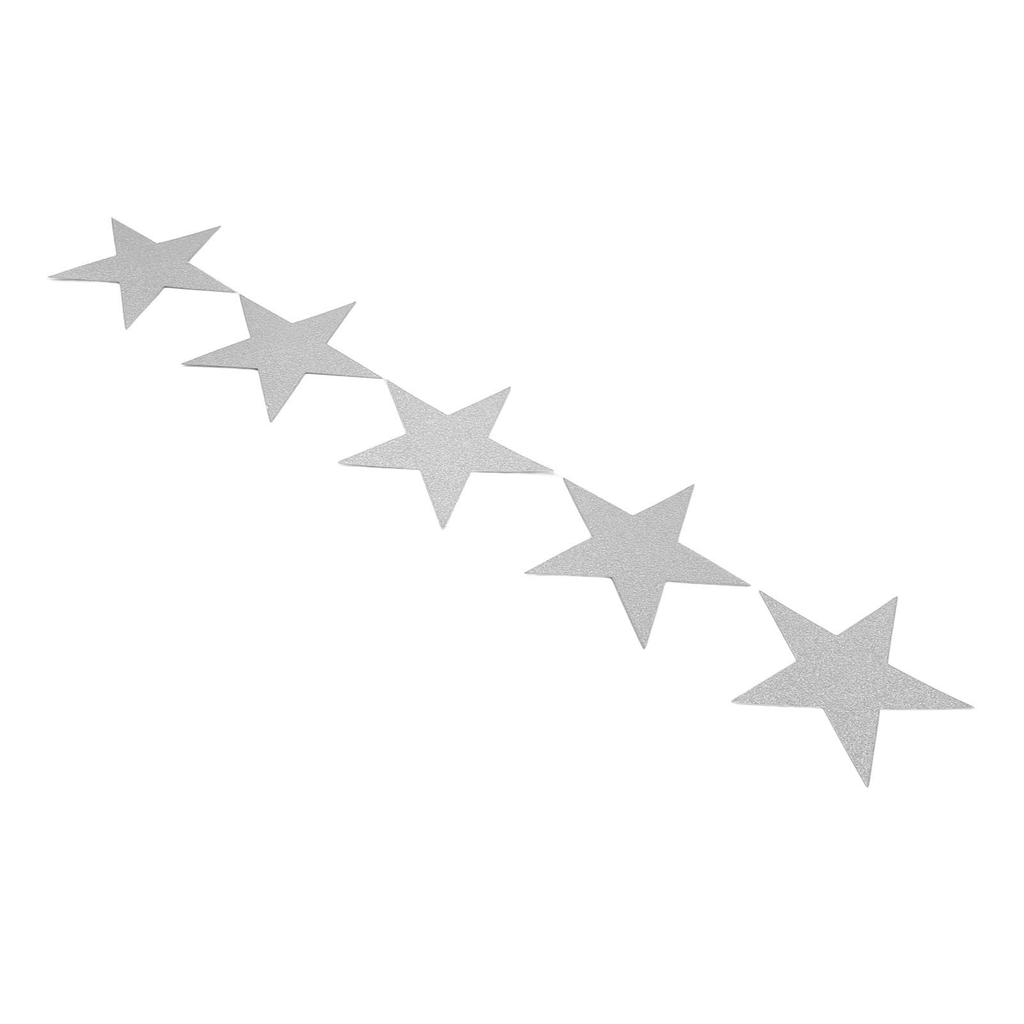 50PCS Glitter Star Paper Cutouts Double Sided   Decoration Cutouts Paper Wall Decor for Bulletin Board Classroom Wedding Party