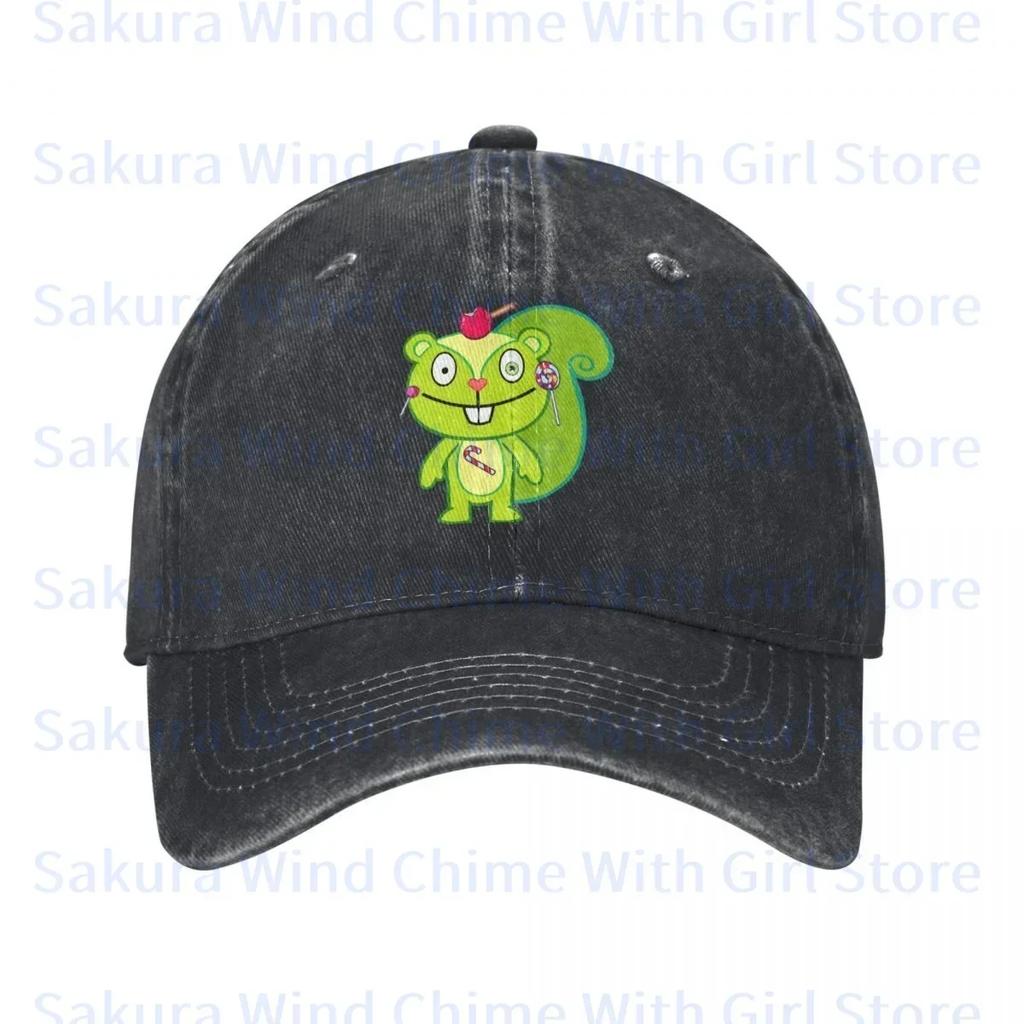 Fashion Happy Tree Friends Baseball Cap for Unisex Cotton Hats Adjustable Hat Casual Truck Driver Hat