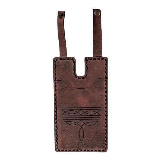 Western Boot Wallet for Women Handcrafted Credit Card Holder Portable Faux Leather Purse with Snap Straps for Rodeo Nights Country Concerts