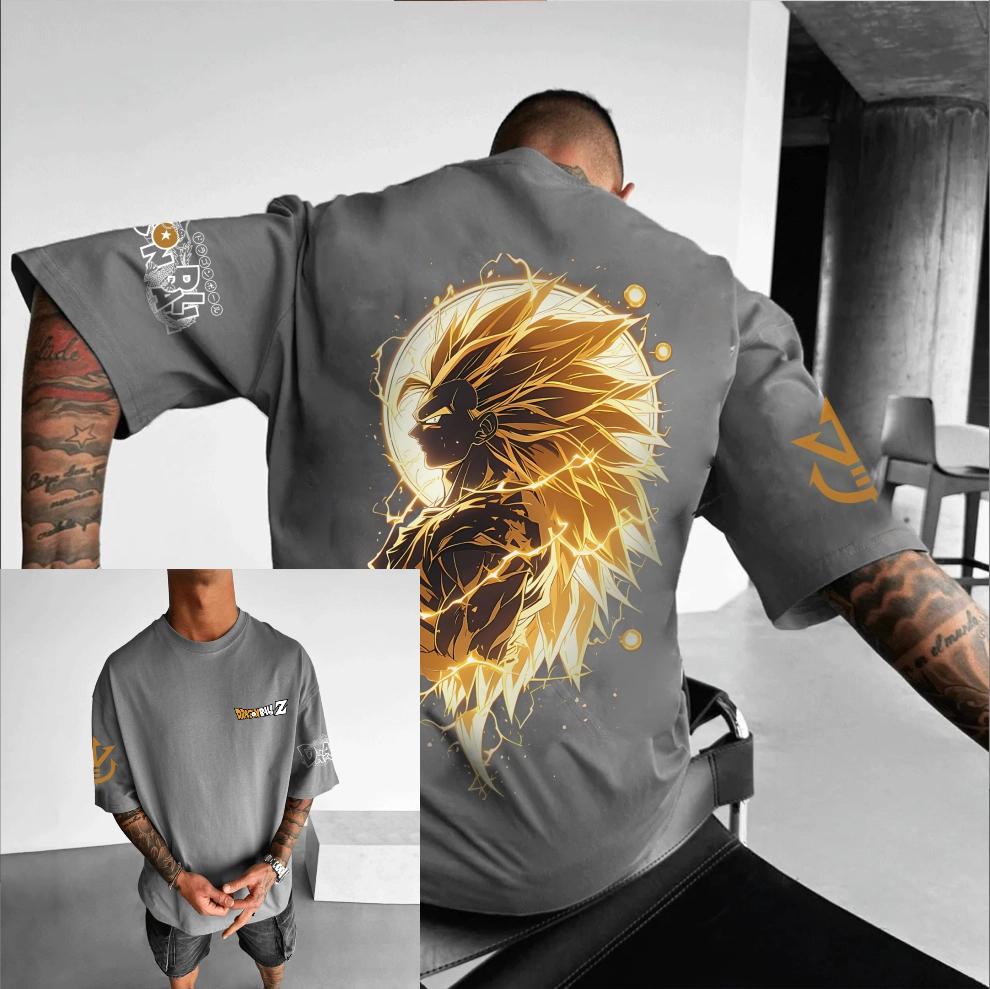 Oversized Mens TShirts Dragon Ball Summer Y2k Womens Cotton Short Sleeve Tee Casual Streetwear Unisex Tops Anime Inspired S