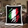 Italy Print Flannel Blanket Soft Warm Sofa Bed Throw Blanket For Home Office Bedroom