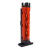 Plastic Fishing Box Rod Holder Fishing Box Rod Barrel Holder Stand Support with Base Red