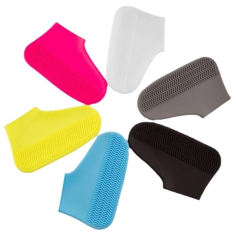 Waterproof Shoe Covers, Anti-slip Rain Shoe Covers, Thickened Latex Wear-resistant Outdoor Rainproof Silicone Rain Shoe Covers
