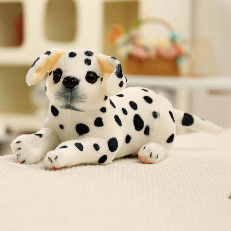 Cute Simulation Puppy Dog Spotted Dog Doll Plush Toy Shar Pei Dog Husky Doll Children's Doll