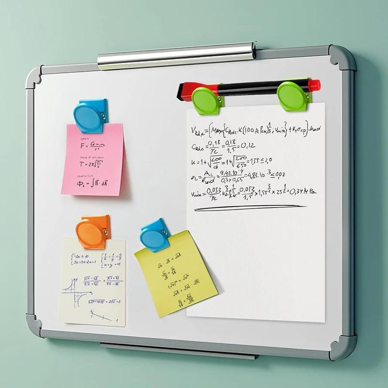 5-teilige magnetische Büro- und Kühlschrankklammern, mehrfarbig, multifunktionale Datei-Organizer, geeignet für Zuhause, Küche und Büro