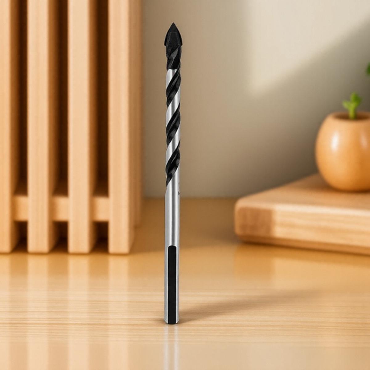 

Multi Material Drill Bit 6 8 10 12mm with Alloy Tips for Wall Mirror Ceramic Tile Brick Concrete Walls