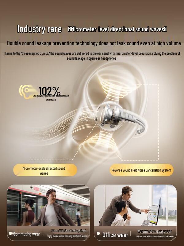 Baseus MC1 Open-Ear Clip-On Bone Conduction Sports Headphones