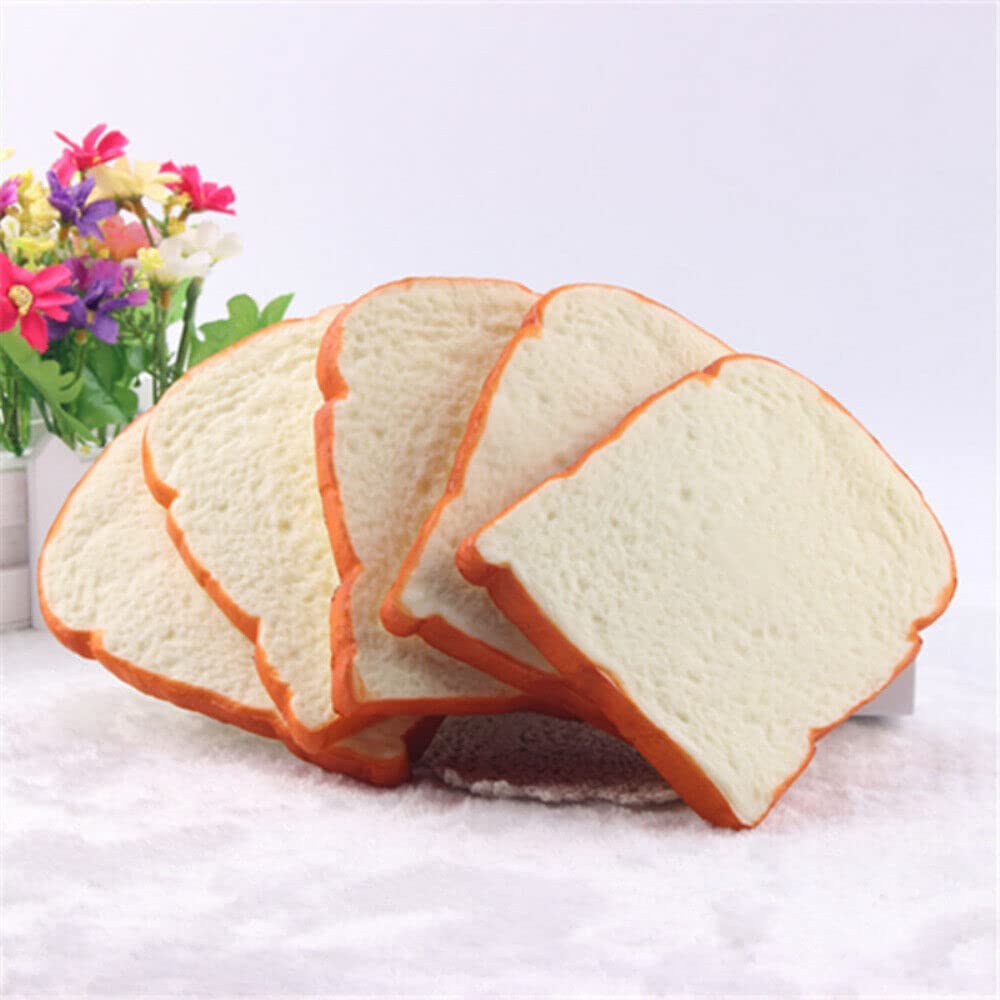 Bright and Sophia Fluffy Bread Food Samples with Butter Perfect for Model and Pretend Play of 5 White 14cm x x Scent, Bread, Sweets, Toys, Display,
