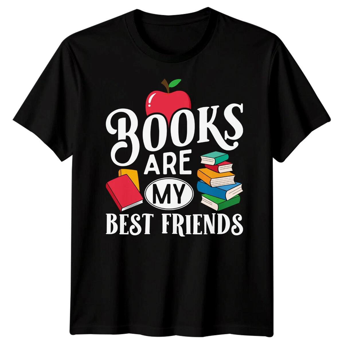 Мужская футболка  Книги - мои лучшие друзья  День Лучшего Друга BFF Футболка День Дружбы #BFD M