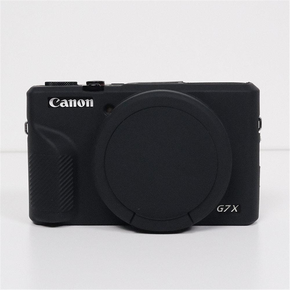 G7XIII Soft Silicone Armor Camera Body Case For Canon G7X III G7X Mark III G7X3 Rubber Protection Cover Skin With Lens Cap