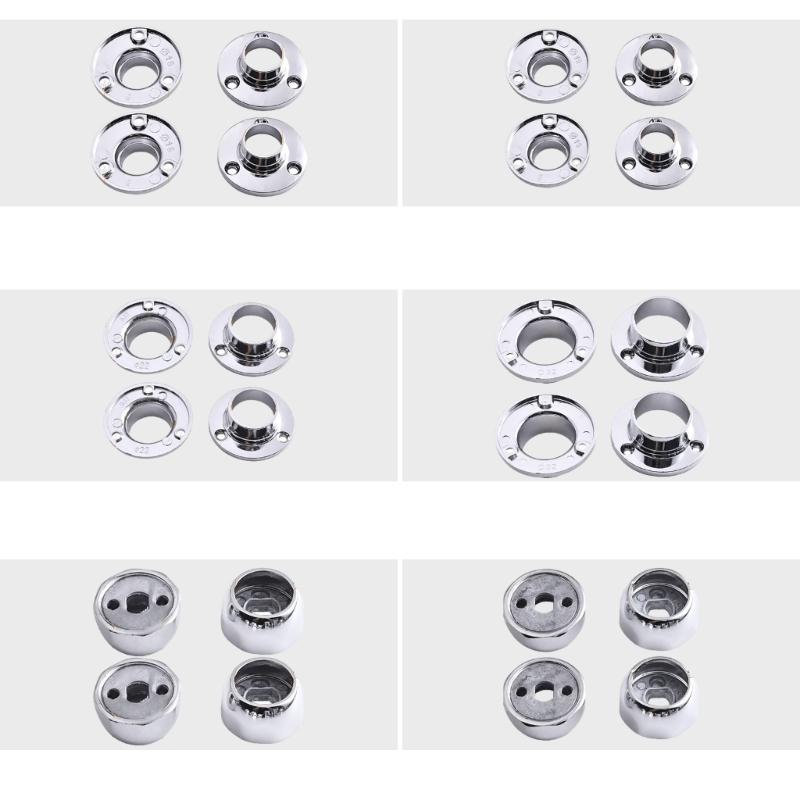 Steel Wardrobe Flange Brackets Connectors Metal Pipe Connectors Wardrobe Flange for Secure & Stylish Closet Assembly