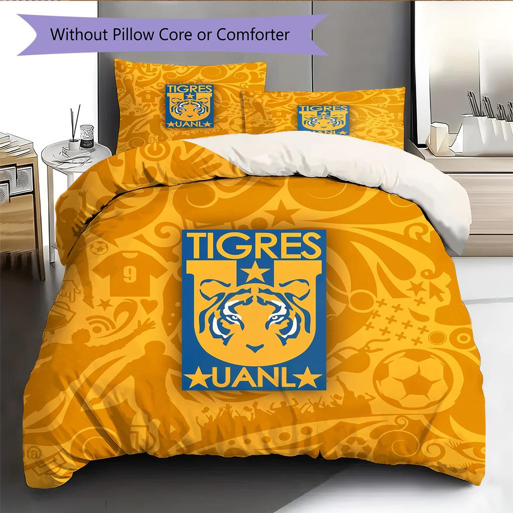 Club León  Pattern Bedding Quilt Set  Home Decoration  Gift (1 * duvet cover + 2 * pillowcase  without core)