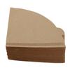 100pcs Coffee Filters Soft Texture Wood Pulp Coffee Filter Paper Cone for Drip Coffee Maker