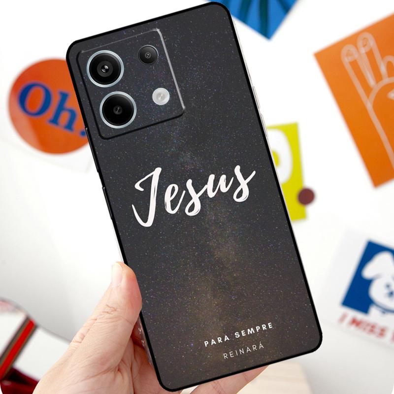 God Jesus Christ Christian Funda For Xiaomi Redmi Note 14 13 10 11 12 Pro 11S 12S Case For Redmi 15 14C 10C 12C 13C 15C