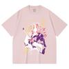 230 Gsm 100% Cotton Demon Slayer V35 Kokushibo Print Unisex Heavy Cotton T Shirt