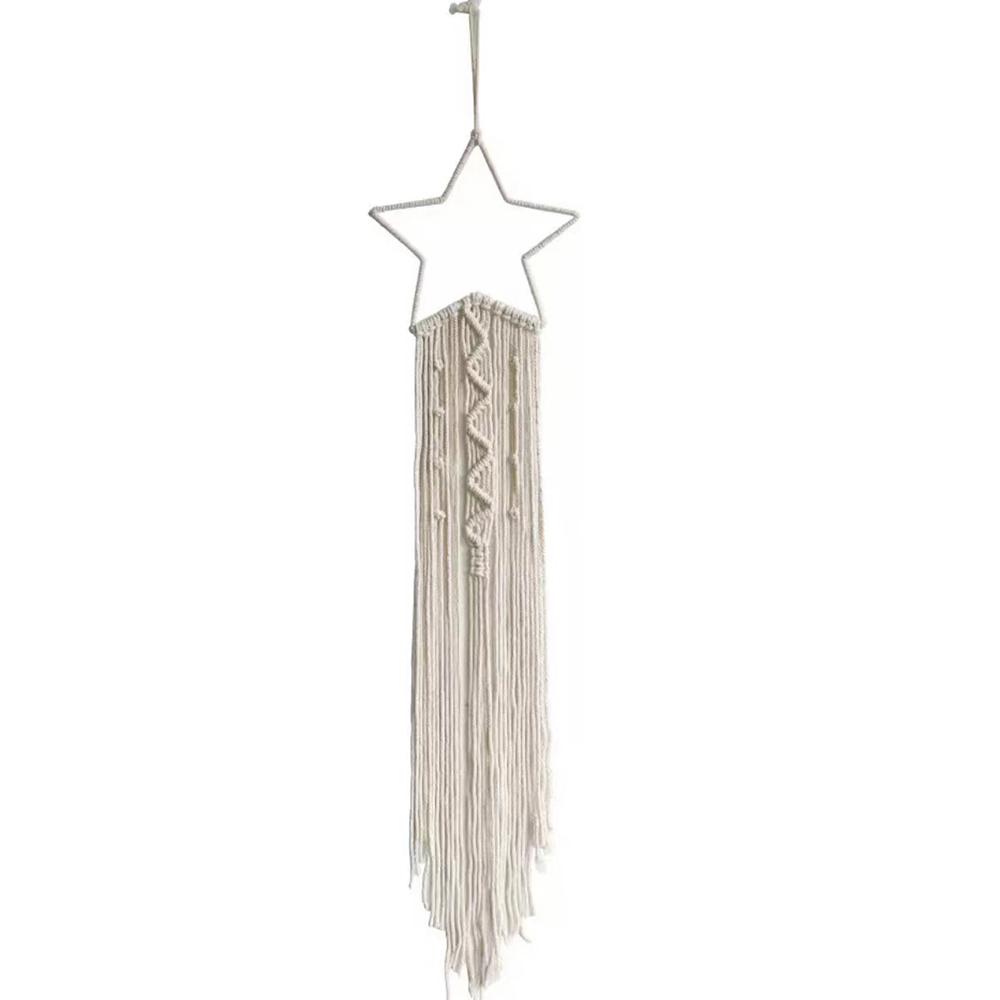 Northern Europe Popular Woven Tapestry Dream Catcher Hand Pendant Home Hanging Star Moon Decorative Hanging Cloth Wholesale