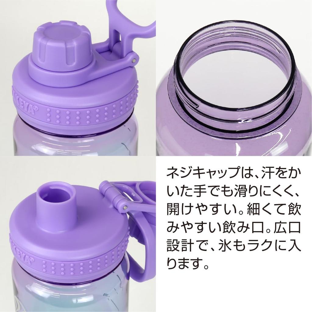 Takeya Official Clear Bottle 520ml Durable Bottle TAKEYA FLASK Scale Carry Handle with Silicone Bumper Water Bottle Lightweight Direct Drinking