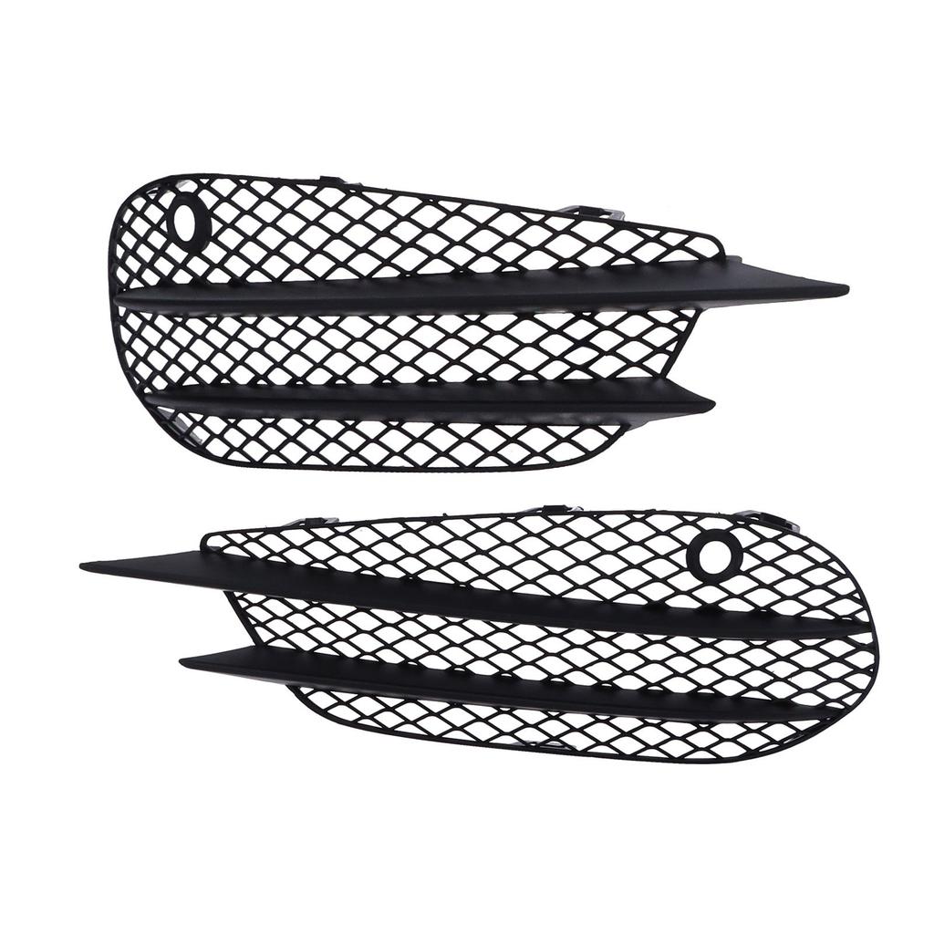Front Bumper Fog Lamp Grille Replacement for Mercedes Benz C Class W205 C205 S205 AMG Line 2015?2018