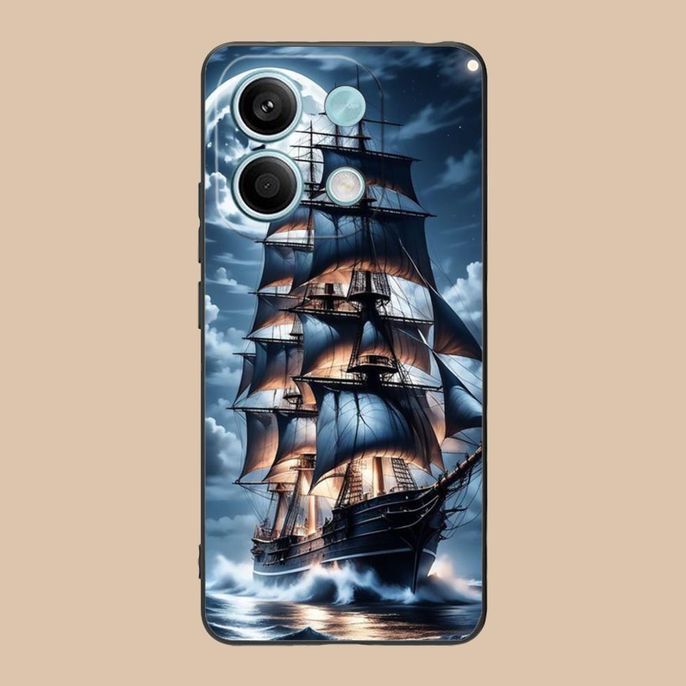 Pirate Corsair Mobile Phone Case for POCO M7 M6 M5 M4 M3 X7 X6 X5 X4 X3 Pro GT 5G Colorful Printing Cover Pretty Luxury Cover