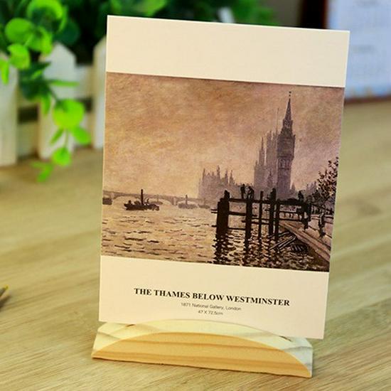 30 ručně malovaných anime pohlednic Monet: Vynikající kreativní ilustrační přání