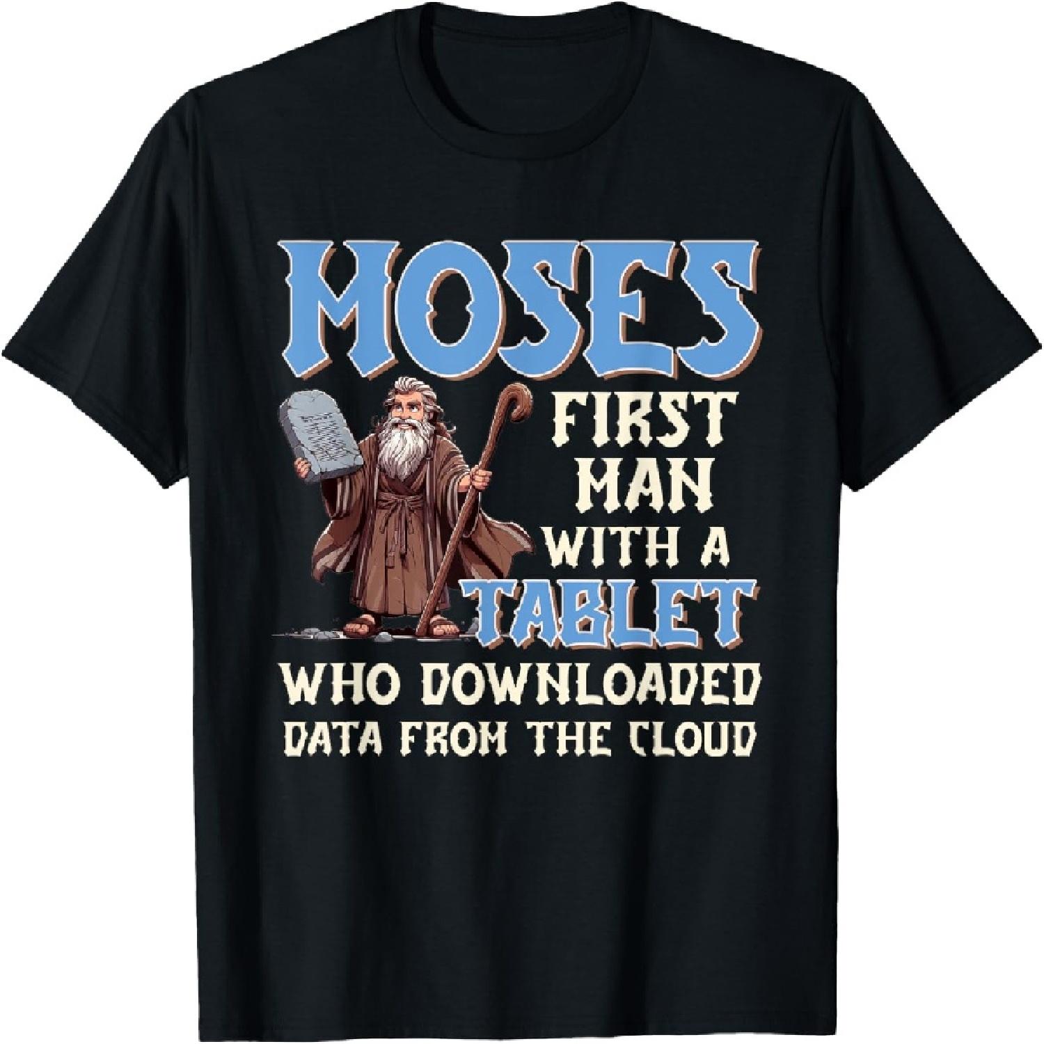 

Jewish Passover Torah Faith Moses First Man With A Tablet T-Shirt XXXXXL різнокольоровий