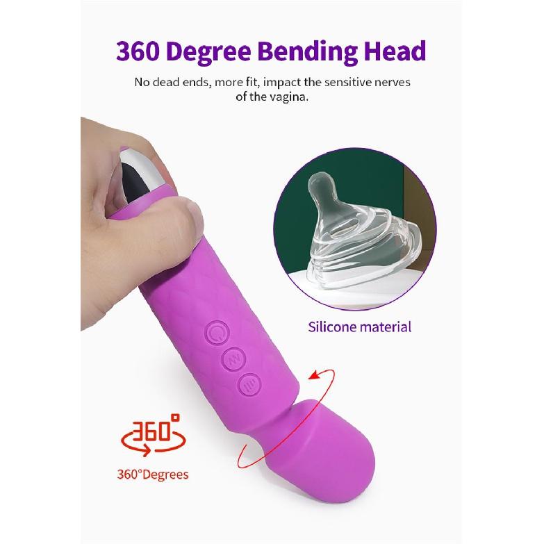 Powerful Magic Wand Vibrators for women G Spot Clitoris Stimulator Dildo Wand Massager Masturbator AV Stick Sex Toys for