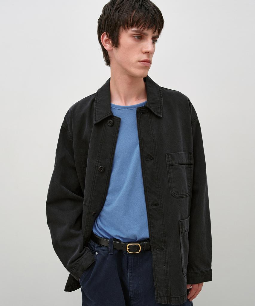 INSILENCE French Work Jacket Ink Black