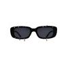 Square Small Frame Sunglasses With Punk Rivets, Jelly-Colored Shades, Fashionable Street Style