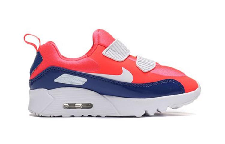 Nike Air Max 90 Vintage Low Top Kids Lifestyle Shoes Pink Children Aged 3 7 Years Old 881927-604
