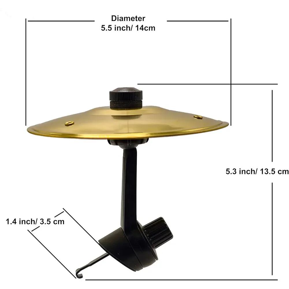 1/2PC Car Crash Cymbal Air Vent Mini Drum Car Drum Cymbal Air Vent Car Hand-shooting Cymbals Musical Instrument For Car Interior