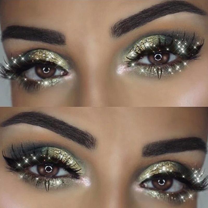 Diamond Glitter Mascara Quick Dry Water Drop Makeup Long Lasting Waterproof Eyelash Mascara