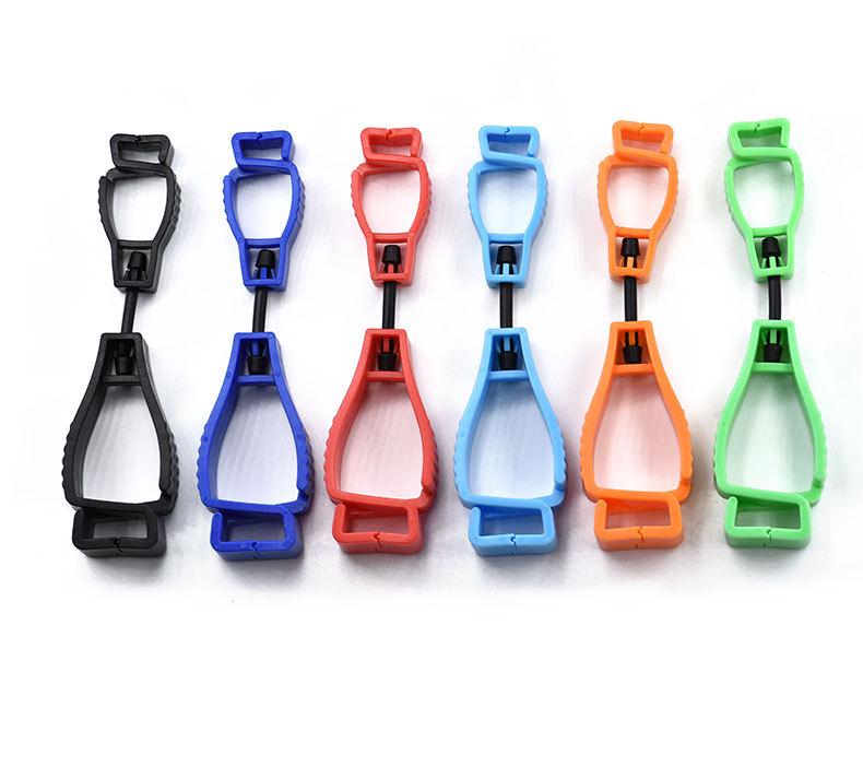 

Practical Anti-Lost Glove Clip: Multi-Purpose Plastic Waist Hanging Buckle for Labor Protection синий