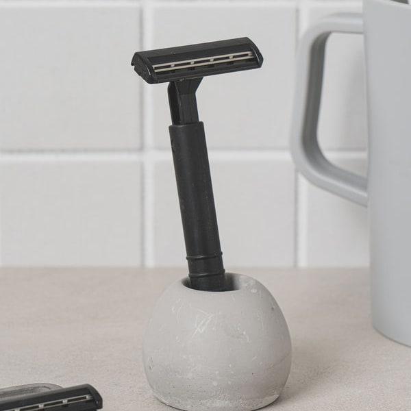 Kaijirushi Men'S Double Blade Razor & Refill 5 Pieces