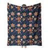 Christmas Checkered Pattern digital-printed polyester Bedroom velvet flannel soft sofa cover blanket Fleece soft sofa cover