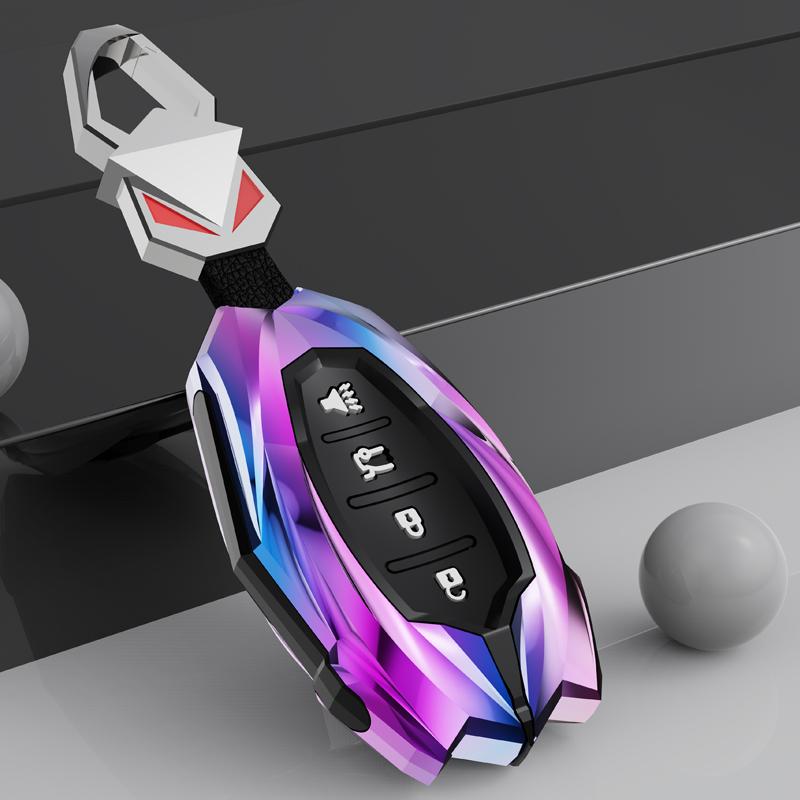 Zinc Alloy Car Key Case Cover For Chevrolet 2017-2019 Chevy Malibu Camaro Cruze Traverse Sonic Volt Bolt Equinox 4/5 Buttons Key