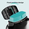 GIOTOHUN 12 Cat Water Fountain Filters: Cat Fountain Filter - 6 Carbons + 6 Foams - Suitable for Pet Dispenser Wireless (B0CPHQ12FV)