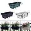 Balcony Railing Planter Flowerpot Flower Plant Pot,Rail Window Box Basket for