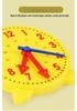 Wooden Educational Clock for Early Education – Teaching Tools for Primary School & Cognitive Time Learning