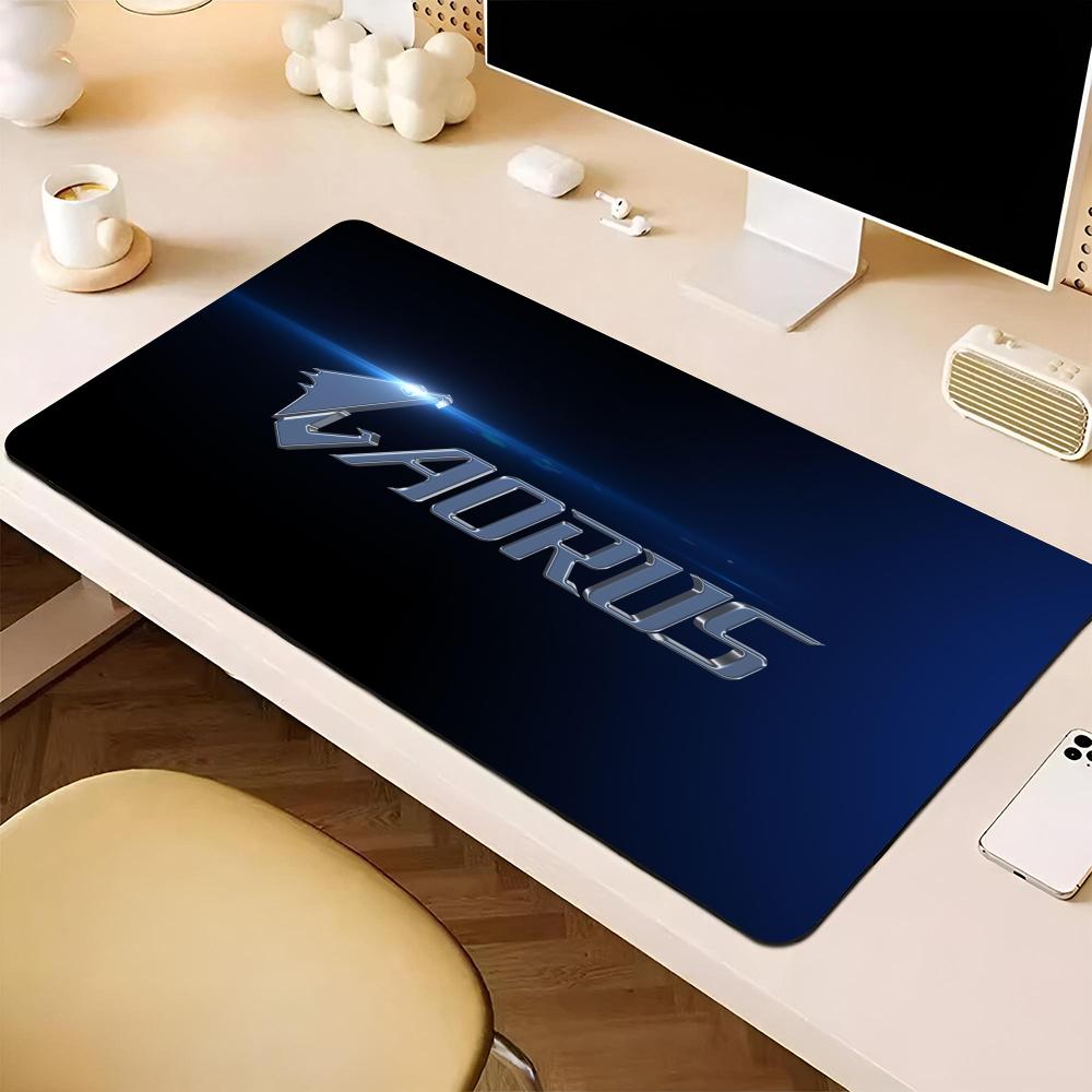 Aorus Mouse Pad Large Gamer XXL Keyboard Mat On Mat 900X400MM Carpet Rubber Desk Mat Gaming Mouse Pad
