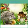 Diamond Painting Arrival Round Full Animals Diamond Mosaic Sale Hedgehog Picture