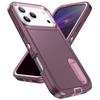 Military Armor Shockproof Phone Case For iPhone 17 Air 17 Pro Max Strong Defender Invisible Kickstand Cover