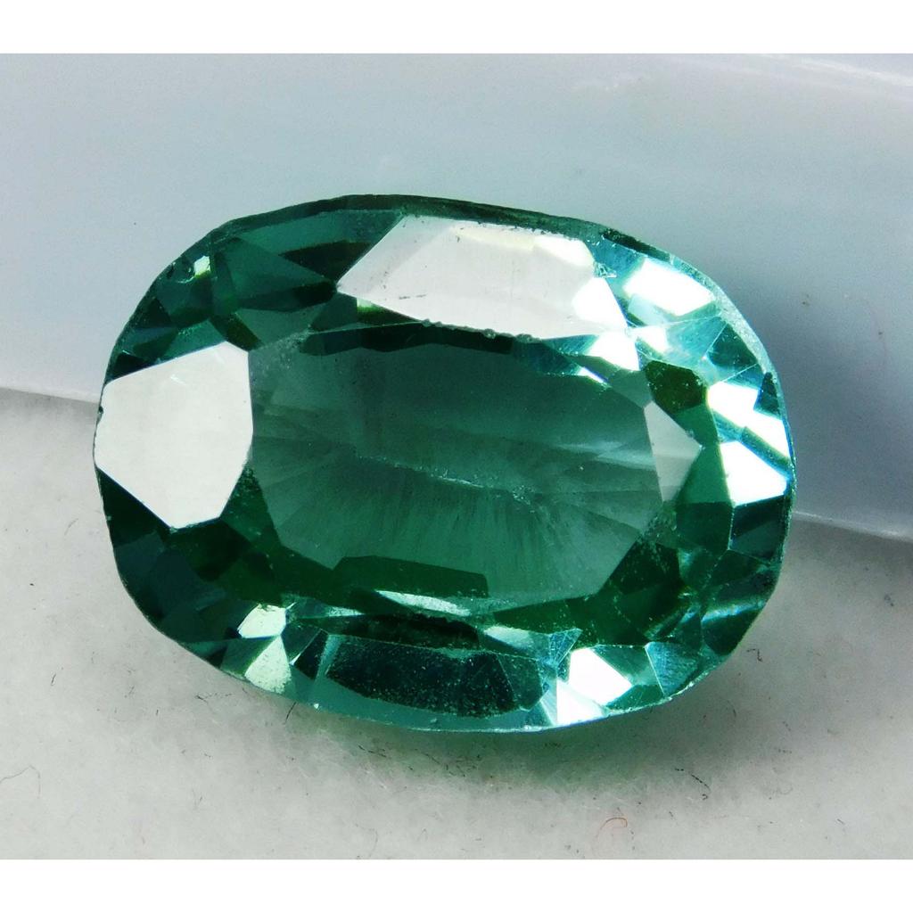 Natural Teal Sapphire Oval Cut Bluish Green 7 Carat Loose Gemstone CERTIFIED A-4247