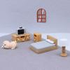 Dolls House Miniature Furniture Sofa Chair Desk Chair Diy Dollhouse Decoration