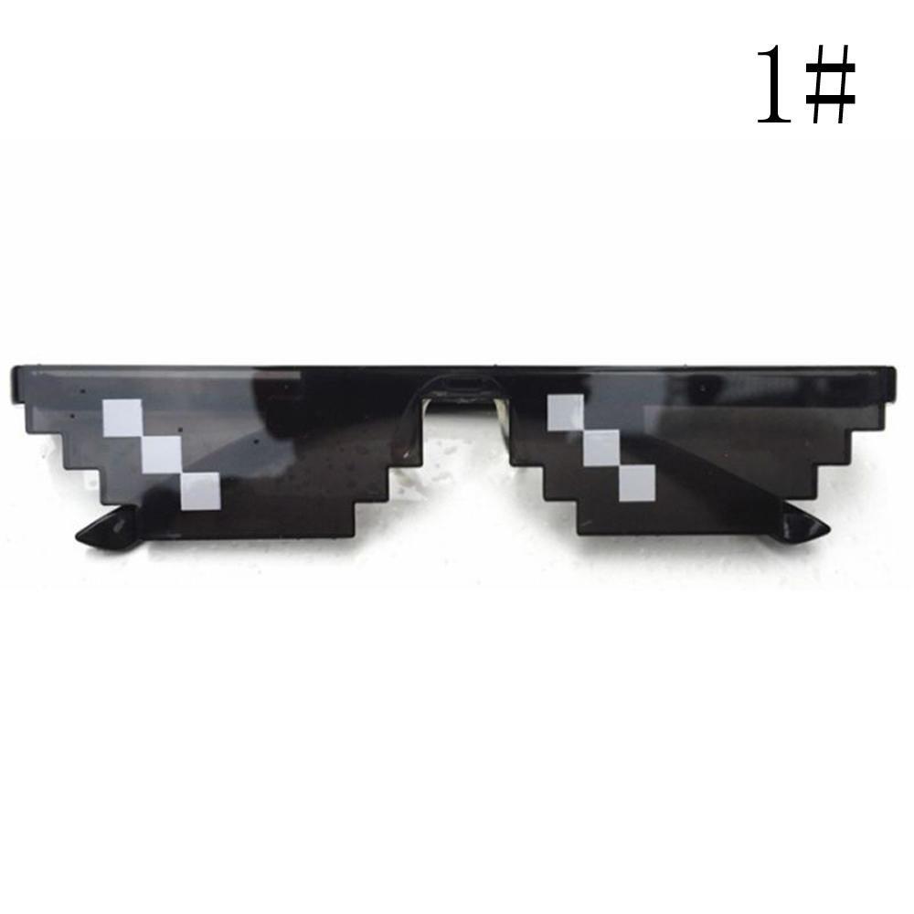 

Унисекс модные солнцезащитные очки пиксельные солнцезащитные очки портативные высококачественные легкие индивидуальные 1