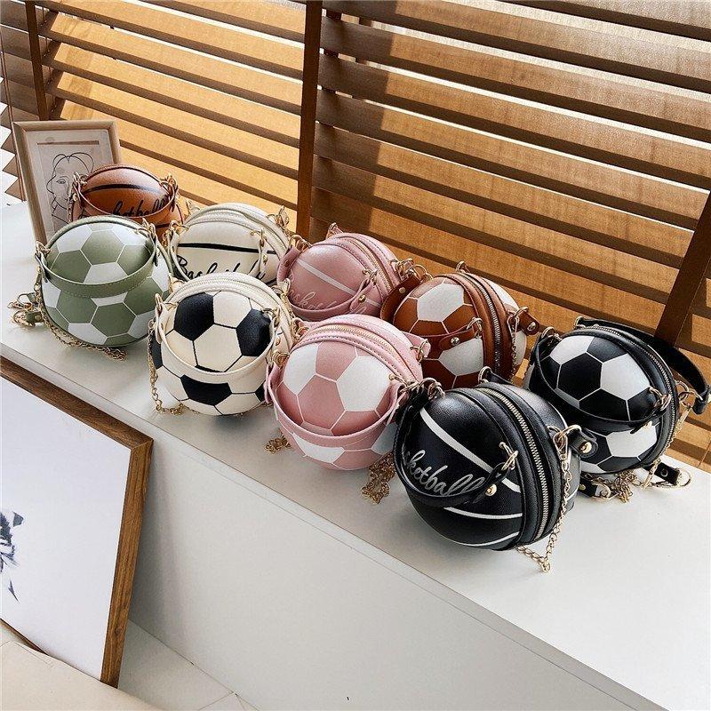 New Popular Versatile Fashion Personalized Basketball European and American Foreign Style Simple Casual Portable Shoulder Messenger Bag