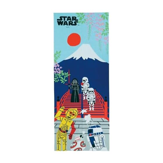 Marushin Star Wars Sith Line Tenugui (34x90cm) 100% Cotton 2535017500 Made in Senshu Area Cotton/Okagofu Print