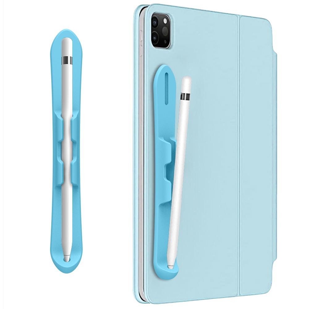 

Силиконовый держатель для карандаша Клипса для ручки против потери Слот для сенсорного пера для планшета для карандаша 1-го/2-го поколения синий