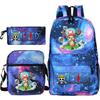 Peripheral Student Schoolbag Three-Piece Set, Youth Backpack, Shoulder Bag, Pencil Case